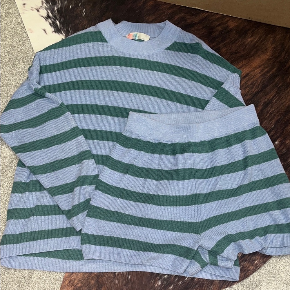 Free People Malibu Surf Sweater Set